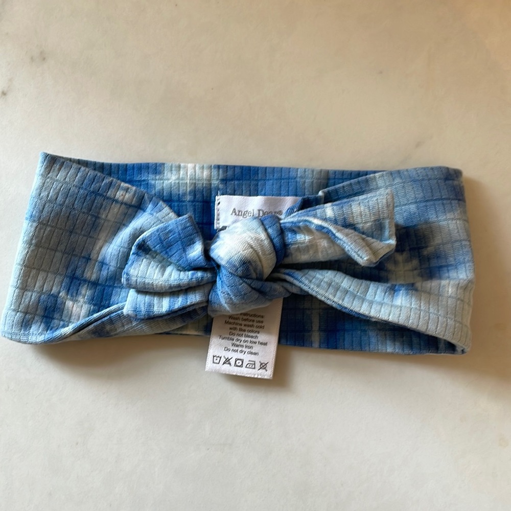 Angel dear Tie dye blue head band Size 0 to 12 months